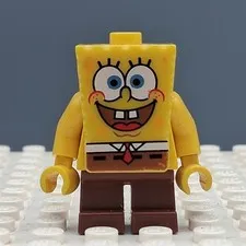 Lego SpongeBob Basic "I'm Ready" Look Minifigure bob001