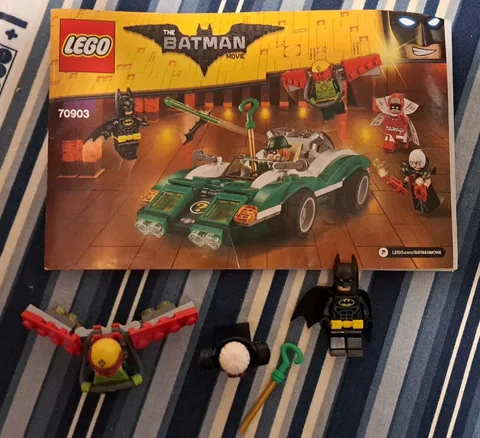2017 LEGO Batman Movie Magpie Kite Man Batman Riddler's Staff Minifigs 70903 DC