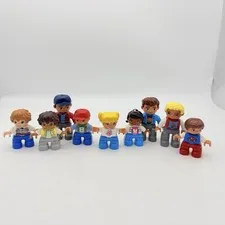 LEGO DUPLO People Figures Lot of 9 Boys Girls Kids Family Minifigures