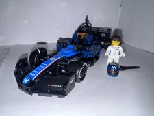 LEGO Speed Champions Williams Racing FW46 F1 77249 w/ Driver, Manual 263pc