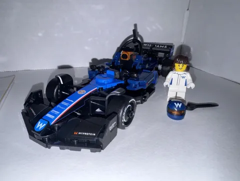 LEGO Speed Champions Williams Racing FW46 F1 77249 w/ Driver, Manual 263pc