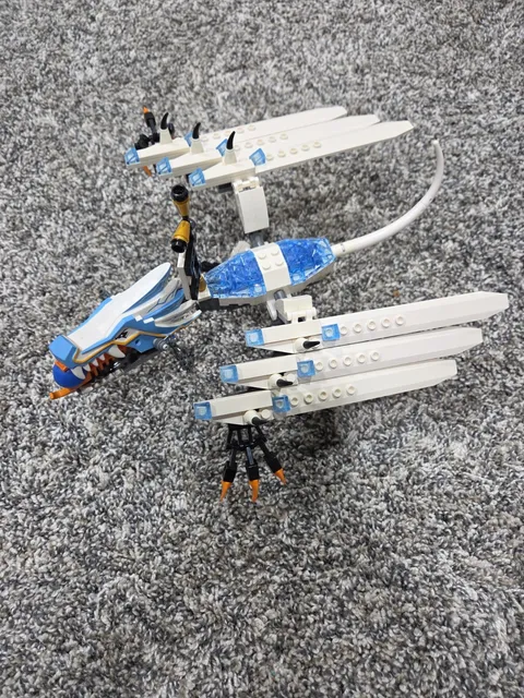 LEGO NINJAGO Ice Dragon Attack 2260 100% BUILD ONLY **NO MINIFIGURES* AUTHENTIC