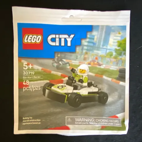 LEGO City 30719 Go-Kart Racer 48pc Polybag Complete Set Age 5+