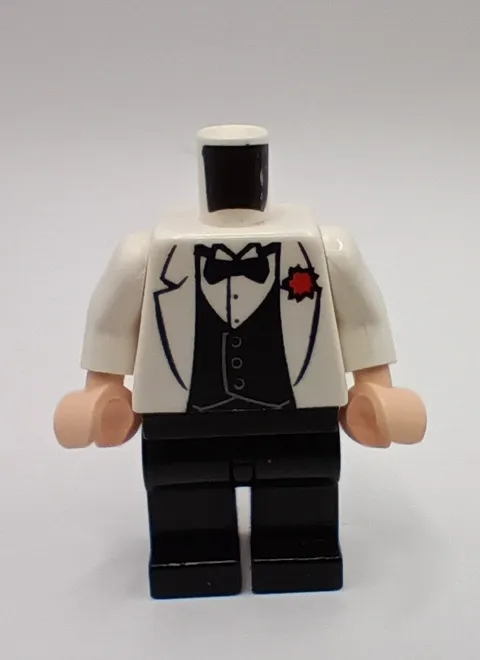 LEGO Minifigure Indiana Jones - White Tuxedo Jacket NO HEAD
