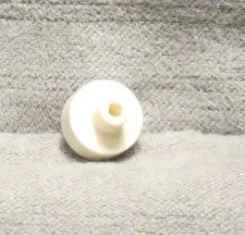 Lego 1x1 Round Tile with Bar and Small Pinhole White 20482