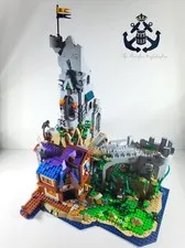 LEGO 2024 Dungeons & Dragons: Red Dragon's Tale Tavern 21348 Parts / Pieces Lot
