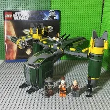 Lego Star Wars 7930 Bounty Hunter Assault Gunship Complete w/Instructions