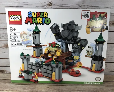 NEW LEGO Super Mario 71369 Bowser's Castle Boss Battle Expansion Set Retired