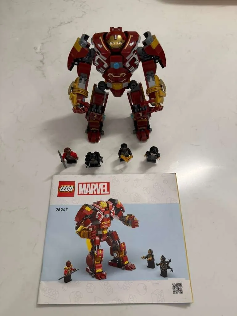 LEGO Marvel 76247 Hulkbuster Battle of Wakanda Used No Box See Description