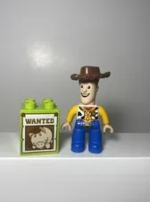 LEGO Duplo Toy Story Woody Sheriff Cowboy & Pig Ham Block 