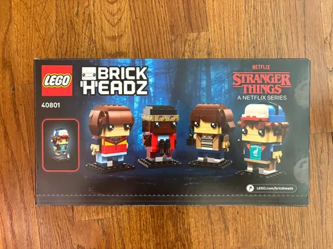 New Lego Stranger Things Brick Headz 40801 Season 1 Mike Dustin Lucas Will