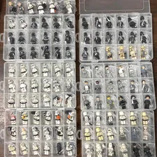 LEGO Minifigure Star Wars The Galactic Empire Trooper officer Lot Set with Case