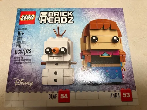 LEGO BRICKHEADZ: Anna & Olaf (41618) NIB