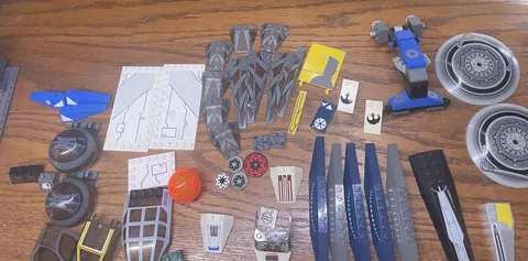 LEGO Star Wars Parts Lot Stickers Windshields Etc
