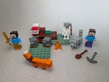 LEGO Minecraft Figures Building Set Replacement Part Some from Taiga Adventure