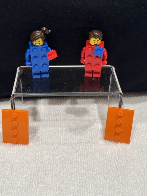 Lego Series 18 Minifigures Brick Suit Guy Girl 40th Anniversary Two Minifigures