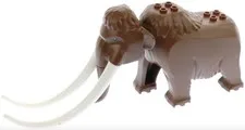 LEGO® mammoth01 Woolly Mammoth with White Tusks