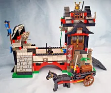 Lego 6089 Ninja Stone Tower Bridge 100% complete/no box/no book /please read
