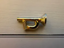 Genuine LEGO Minifigure Chrome Gold Bugle Trumpet Horn Instrument Part x96