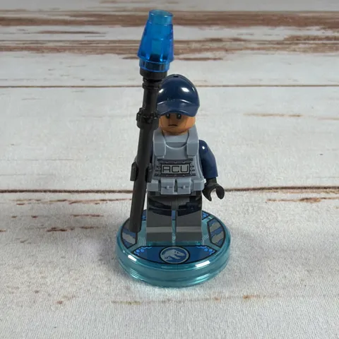 LEGO Dimensions Jurassic World 71205 Owen ACU Velociraptor Gyrosphere Used