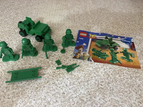 LEGO Toy Story Army Men on Patrol Set 7595 90pcs Complete w/ Instructions No Box