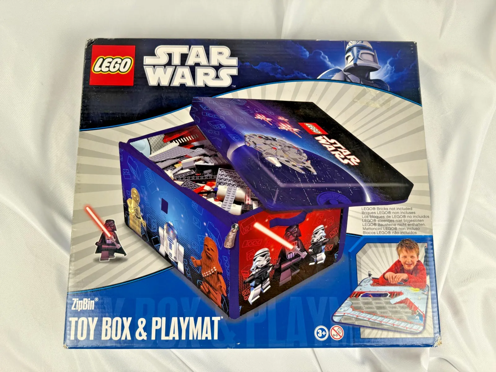 LEGO Star Wars: ZipBin - Toy Box & Playmat - New / NIB
