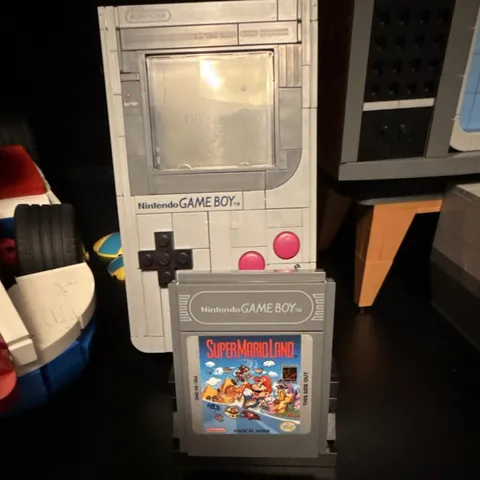 Lego Nintendo Game Boy Original Handheld Console w/ Super Mario Land Cartridge