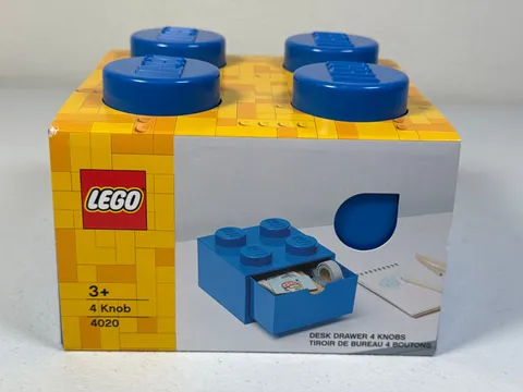 LEGO 4020 Desk Drawer 4 Knobs - Blue