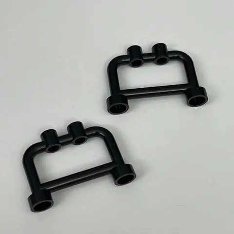 Lego 4083 Black Replacement Parts Pieces Lot of 2