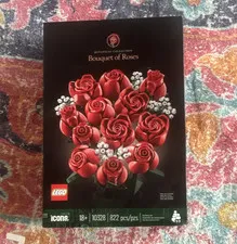 LEGO Icons Botanical Collection Bouquet of Roses 10328 822pcs 18+ Brick Sep