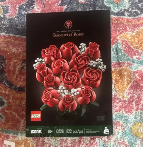 LEGO Icons Botanical Collection Bouquet of Roses 10328 822pcs 18+ Brick Sep