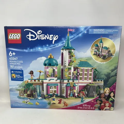 LEGO 43267 Disney Princess Castle & Royal Pets Building Toy, 787 Pcs, For 6+