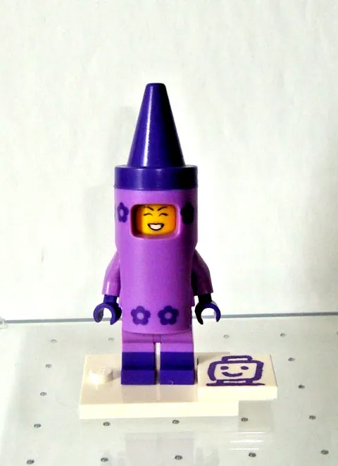 Lego Minifigure 71023 - Lego Movie 2 - Purple Crayon Girl - 2019