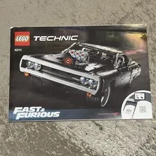 LEGO TECHNIC 42111 Fast & Furious Dodge Charger * Instruction Manual Book Only