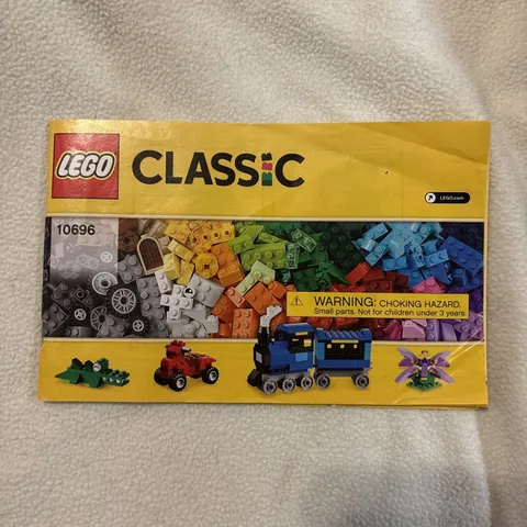 LEGO Classic Creative Building Box 10696 Instruction Guide MANUAL ONLY