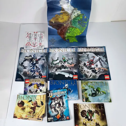 Lego Bionicle Instruction Manuals Lot of 9 8531 8560 8567 8621 8622 8623 8571