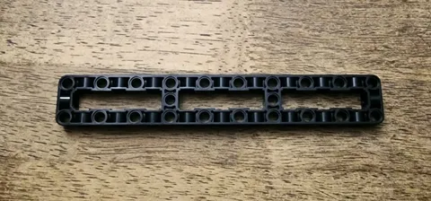 LEGO Black Technic, Liftarm, Frame Thick 3 x 19 Open Center. QTY 1. Part 67491