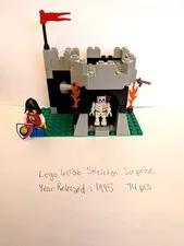 Lego Castle Skeleton Surprise 6036 100% Complete No Box or Manual 1995