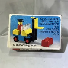 Lego Vintage Classic 1976 Lego Fork Lift #425 New Sealed NIB 17 Pcs