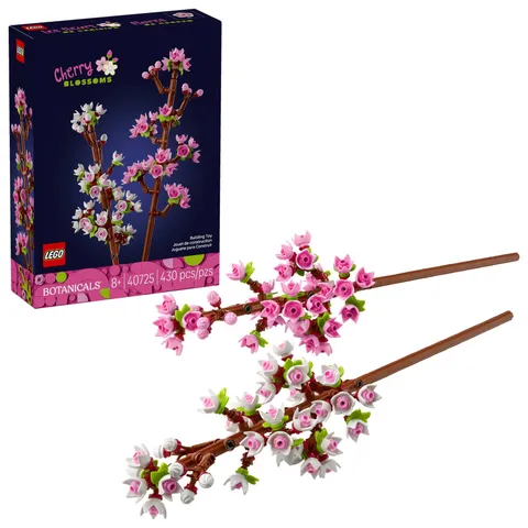 LEGO Cherry Blossom Building Toy for Kids, Girls & Boys, Ages 8+ - Multicolor