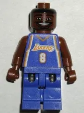 LEGO® Minifigure Sports nba035 NBA Kobe Bryant Los Angeles Lakers 8 (Road Unifor