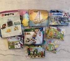 Mix Lot Of Lego Friends Creator Ideas Incomplete Sets Manual Mini Figures