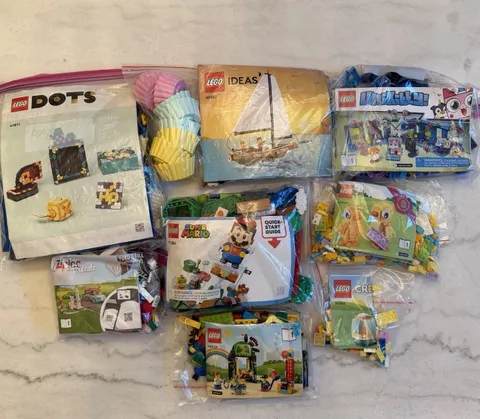 Mix Lot Of Lego Friends Creator Ideas Incomplete Sets Manual Mini Figures