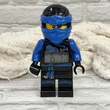 Lego Ninjago Sky Pirates Jay Minifigure Alarm Clock Tested & Working Very Good!!