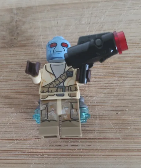 LEGO Star Wars Duros Alliance Fighter w/ Jet Pack Minifigure 