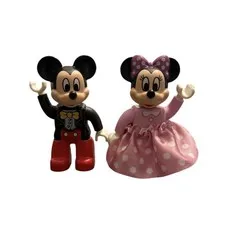 Lego Duplo Disney Mickey Mouse And Minnie Mouse Pink Dress Mini Figs Figures