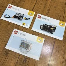 Used LEGO Creator 3-in-1 Retro Camera (31147) Manual Only Instruction Book