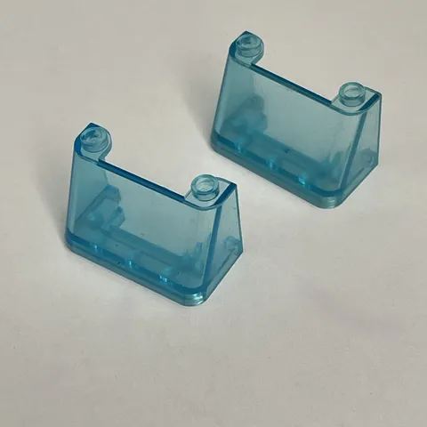 Lego 3823 Transparent Light Blue Replacement Parts Pieces Lot of 2