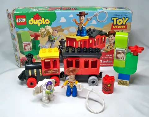 Lego Duplo Toy Story Train 10894 Disney 21pcs Set Woody And Buzz ~ Complete