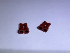 Lego Lot Of 2 Dark Red Binoculars New City Minifig